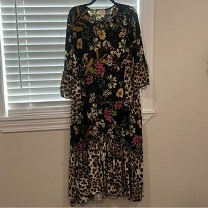 *ZADIES B’S LEOPARD AND FLORAL AUDREY DRESS*